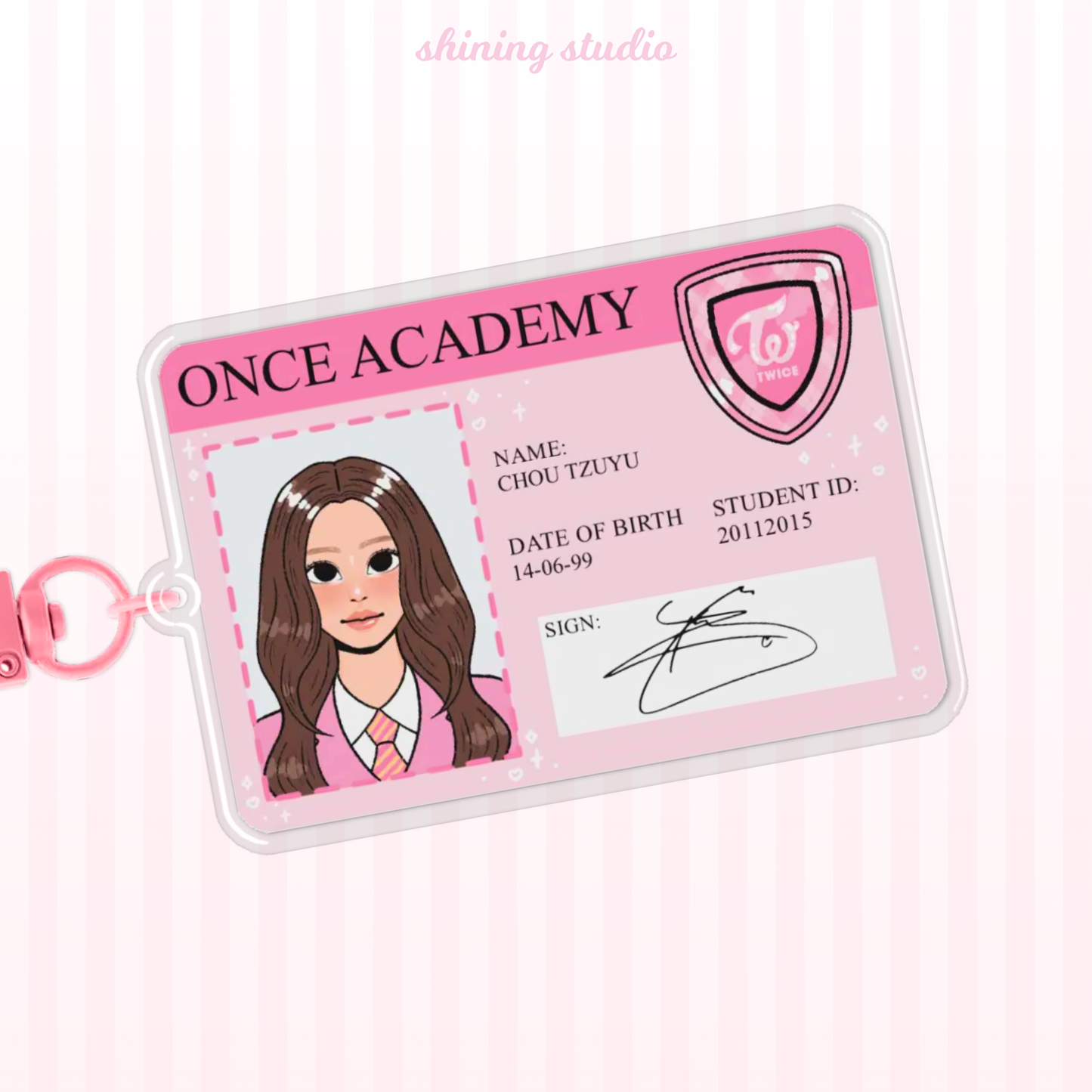 Twice ID Keychains