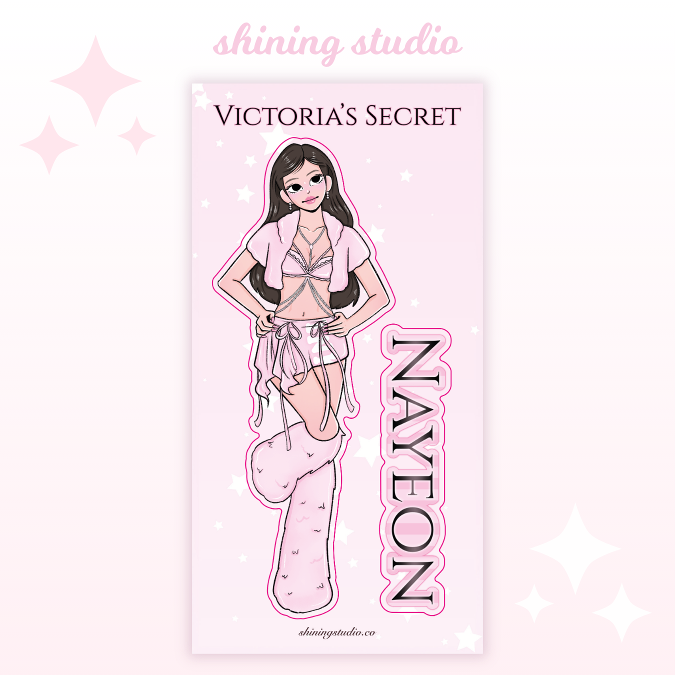 Nayeon Twice 'Victoria's Secret' Sticker Sheet