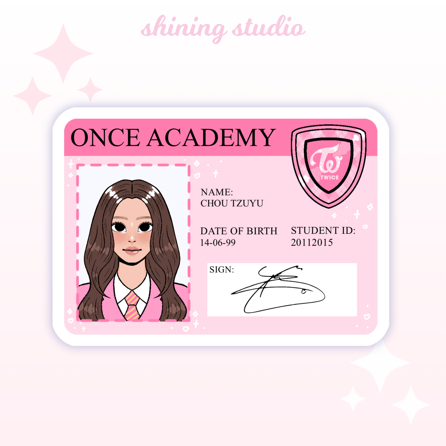 Twice ID Stickers