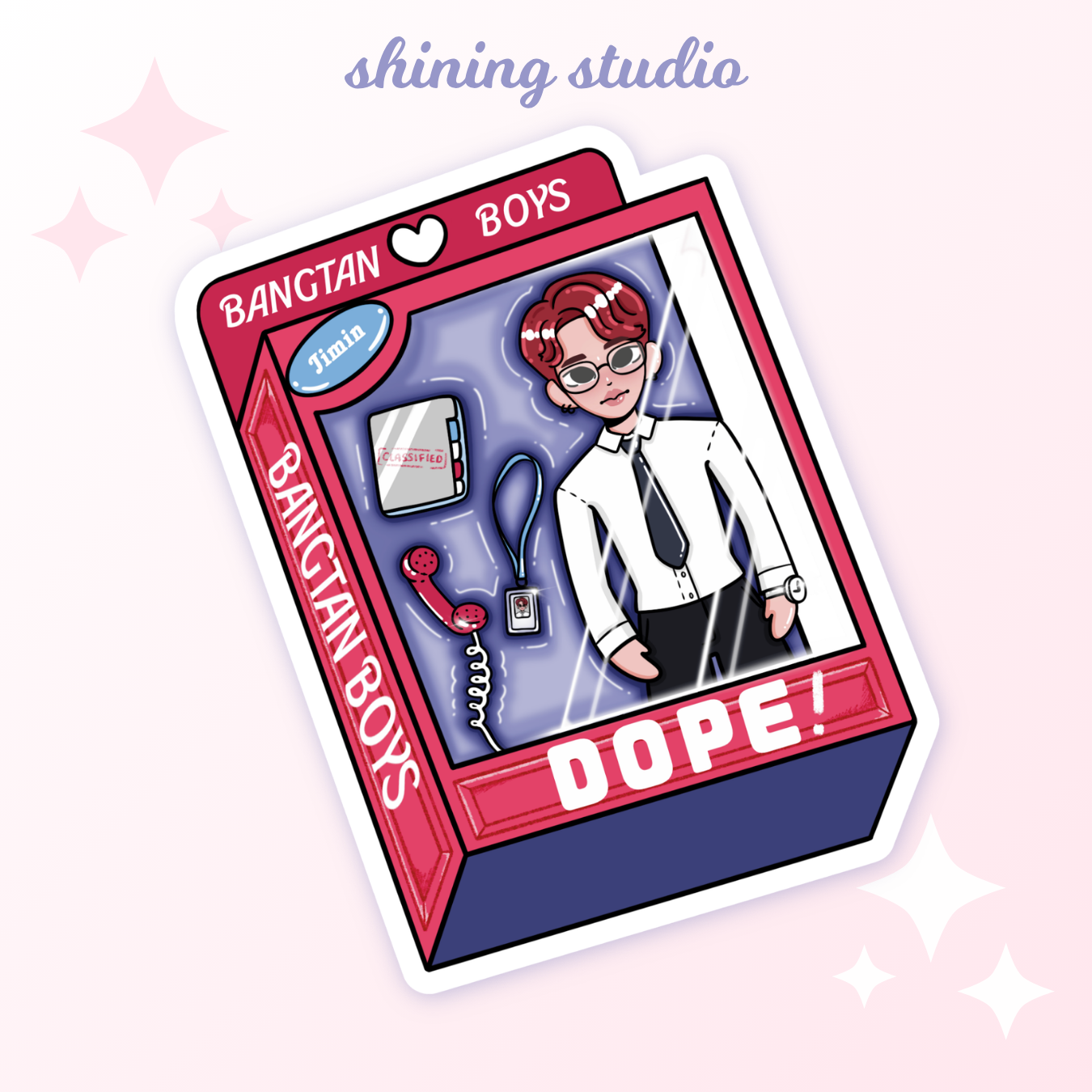 JIMIN Doll 'DOPE' Sticker
