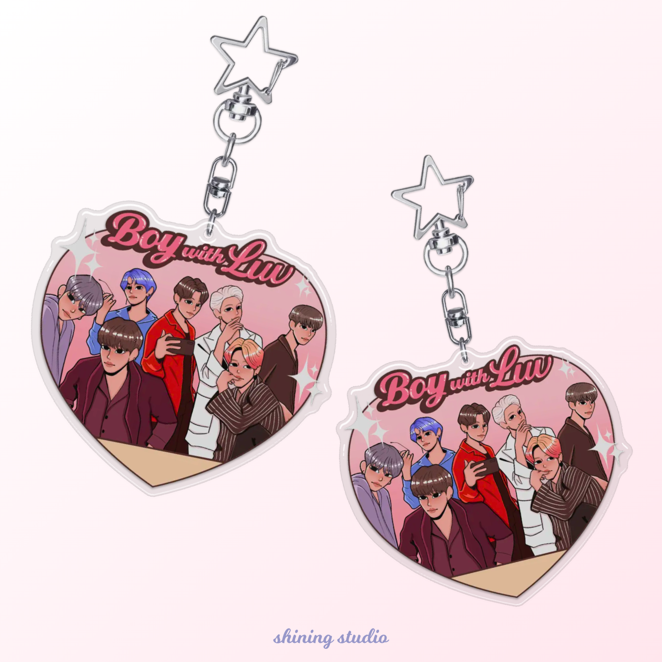BTS 'Boy with Luv' Keychain