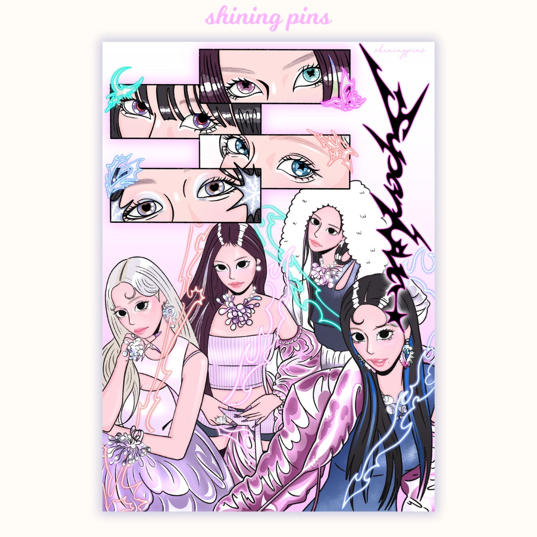 Aespa 'Supernova' Print Art Prints aespa, art prints Shining Pins