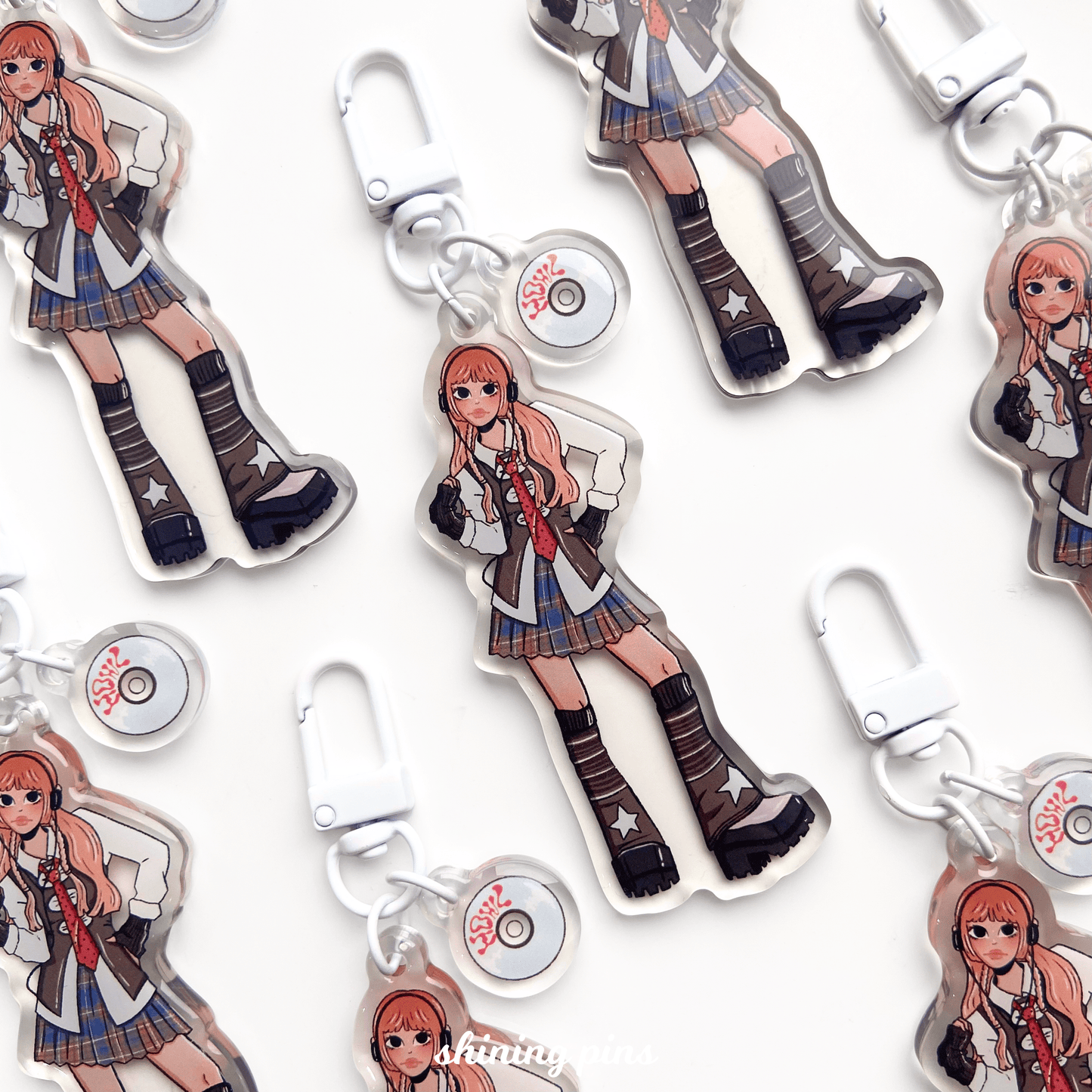 CHUU 'Howl' Keychain Acrylic Keychain acrylic keychains & pins, loona Shining Pins