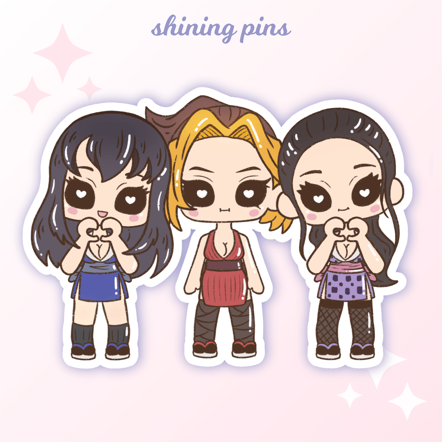 'Demon Slayer' Stickers anime, shop new in, stickers & stationary Shining Pins