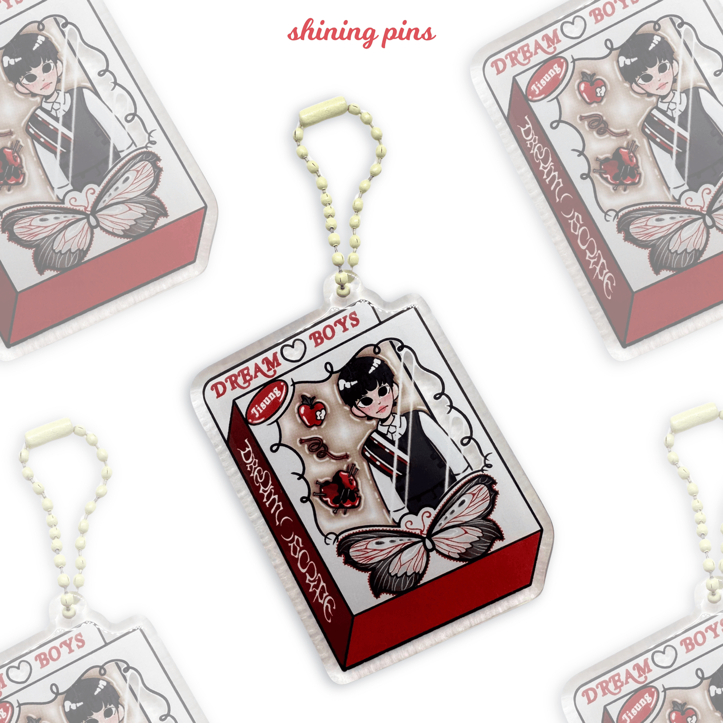 Jisung Doll 'Dream Scape' Keychain Acrylic Keychain acrylic keychains & pins, nct, nct dream, shop new in Shining Pins