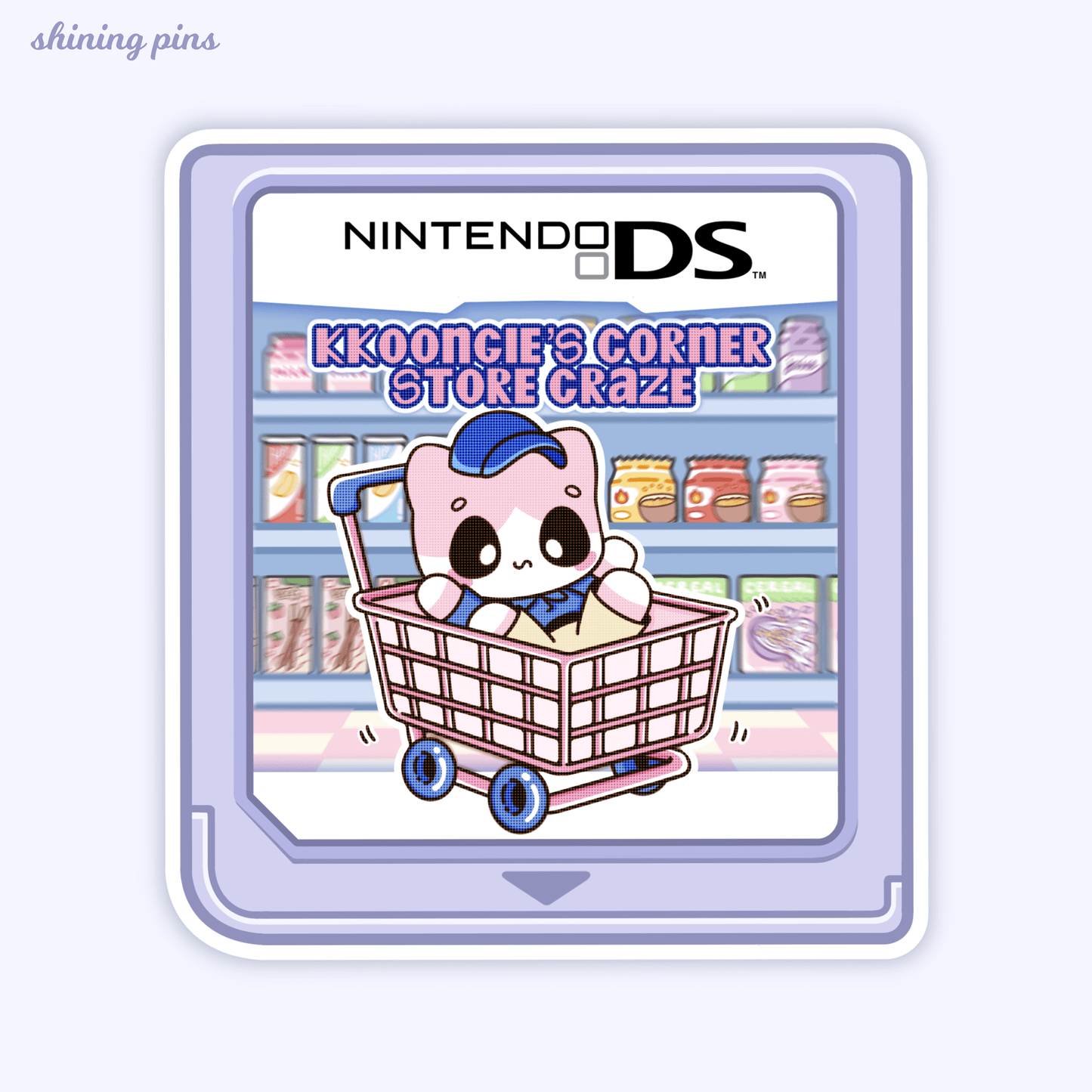 'Kkoongie's Corner Store Craze' Sticker Art print kkoongie and friends, stickers & stationary Shining Pins