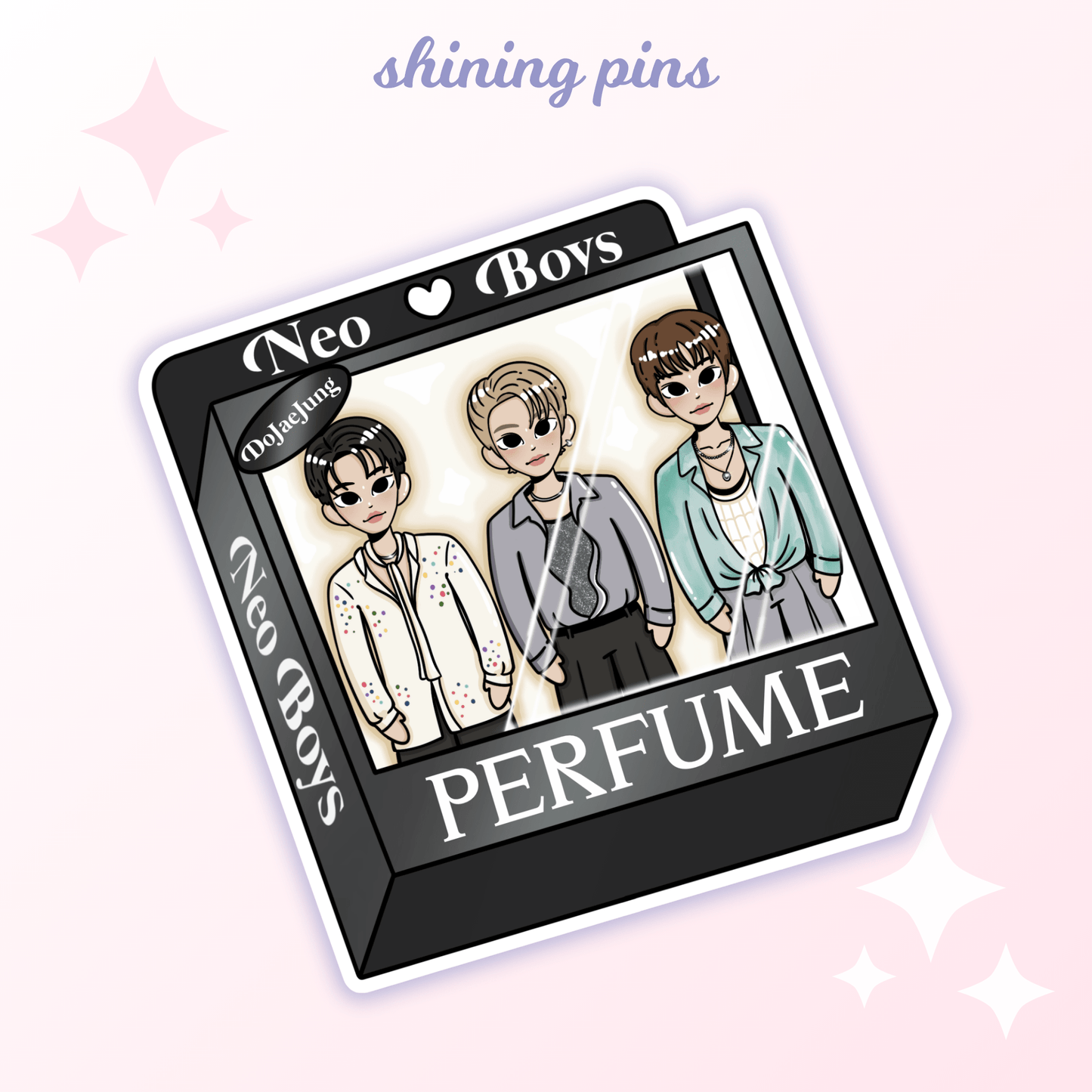 NCT DoJaeJung Doll 'Perfume' Sticker Stickers and Stationary nct, nct 127, shop new in, stickers & stationary Shining Pins