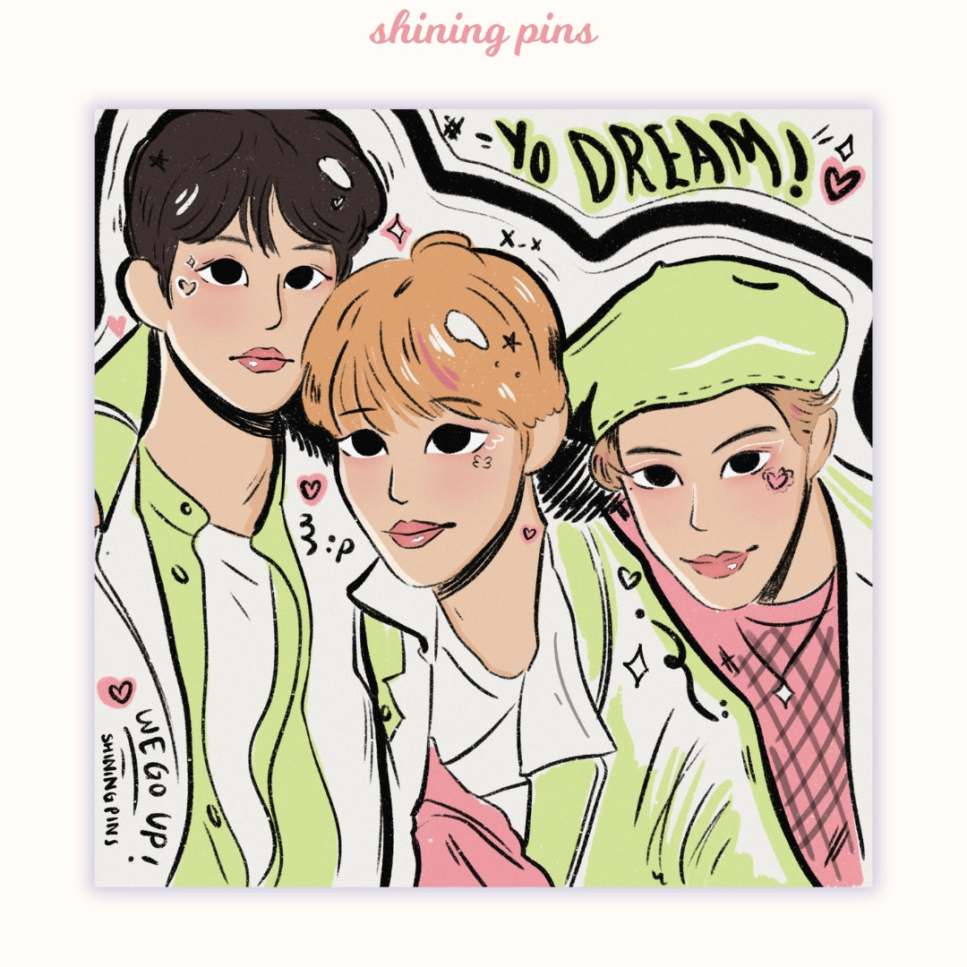 NCT Dream 'We Go Up' Print Art Prints art prints, nct, nct dream Shining Pins
