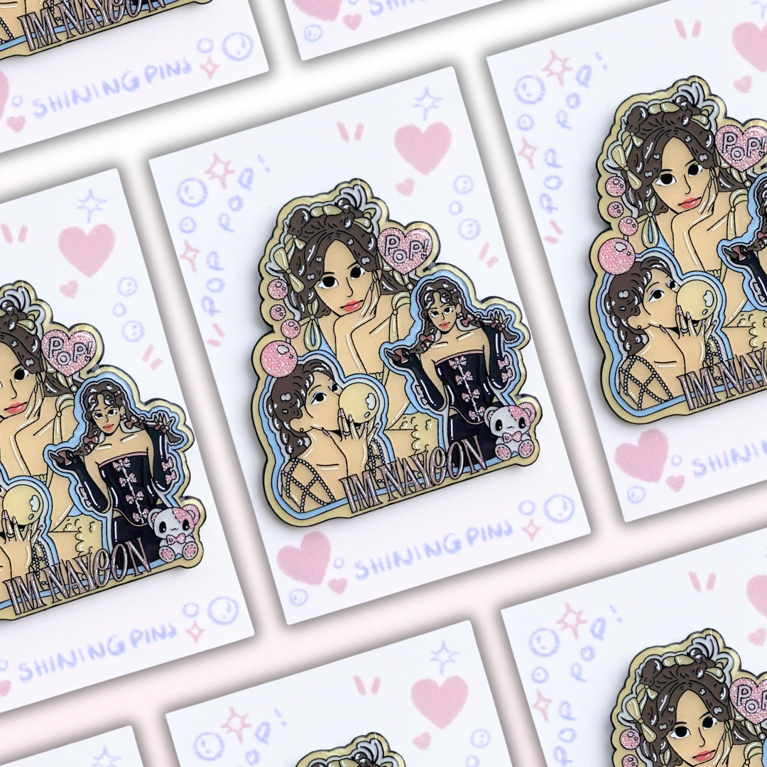 Nayeon 'POP' Enamel Pin Enamel Pins enamel pin, twice Shining Pins