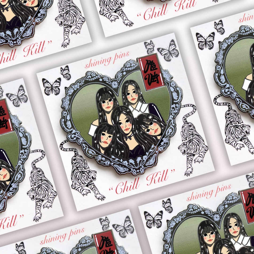 Red Velvet 'Chill Kill' Enamel Pin Enamel Pins enamel pin, red velvet Shining Pins