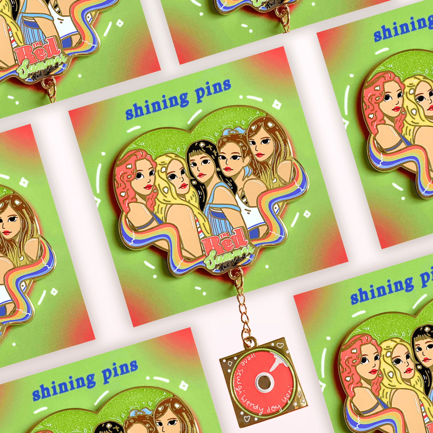 Red Velvet 'Red Flavour' Enamel Pin Enamel Pins enamel pin, red velvet Shining Pins