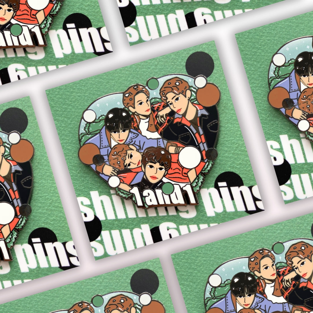 SHINee '1 and 1' Enamel Pin Enamel Pins enamel pin, shinee Shining Pins