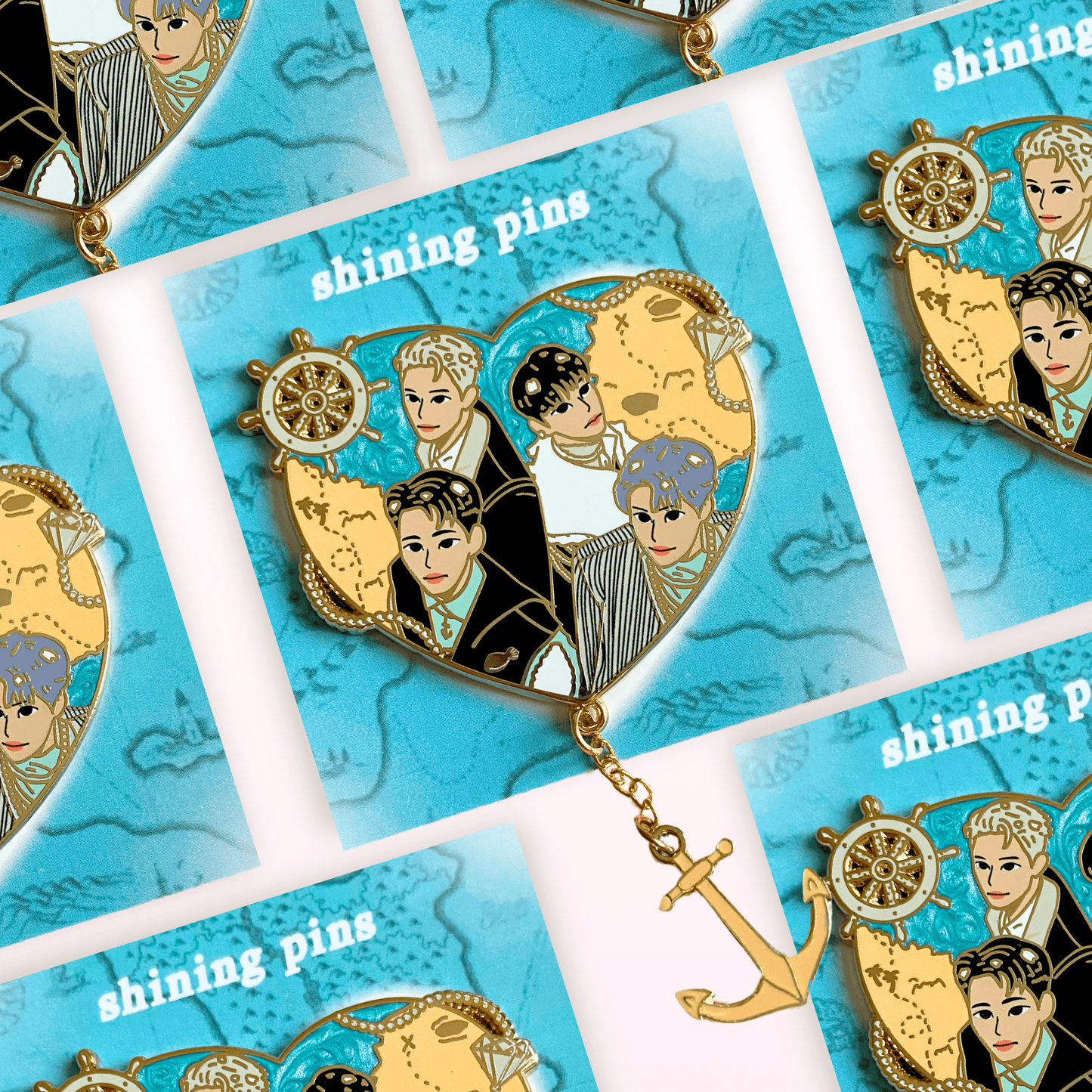 SHINee 'Atlantis' Enamel Pin Enamel Pins enamel pin, low stock, shinee Shining Pins