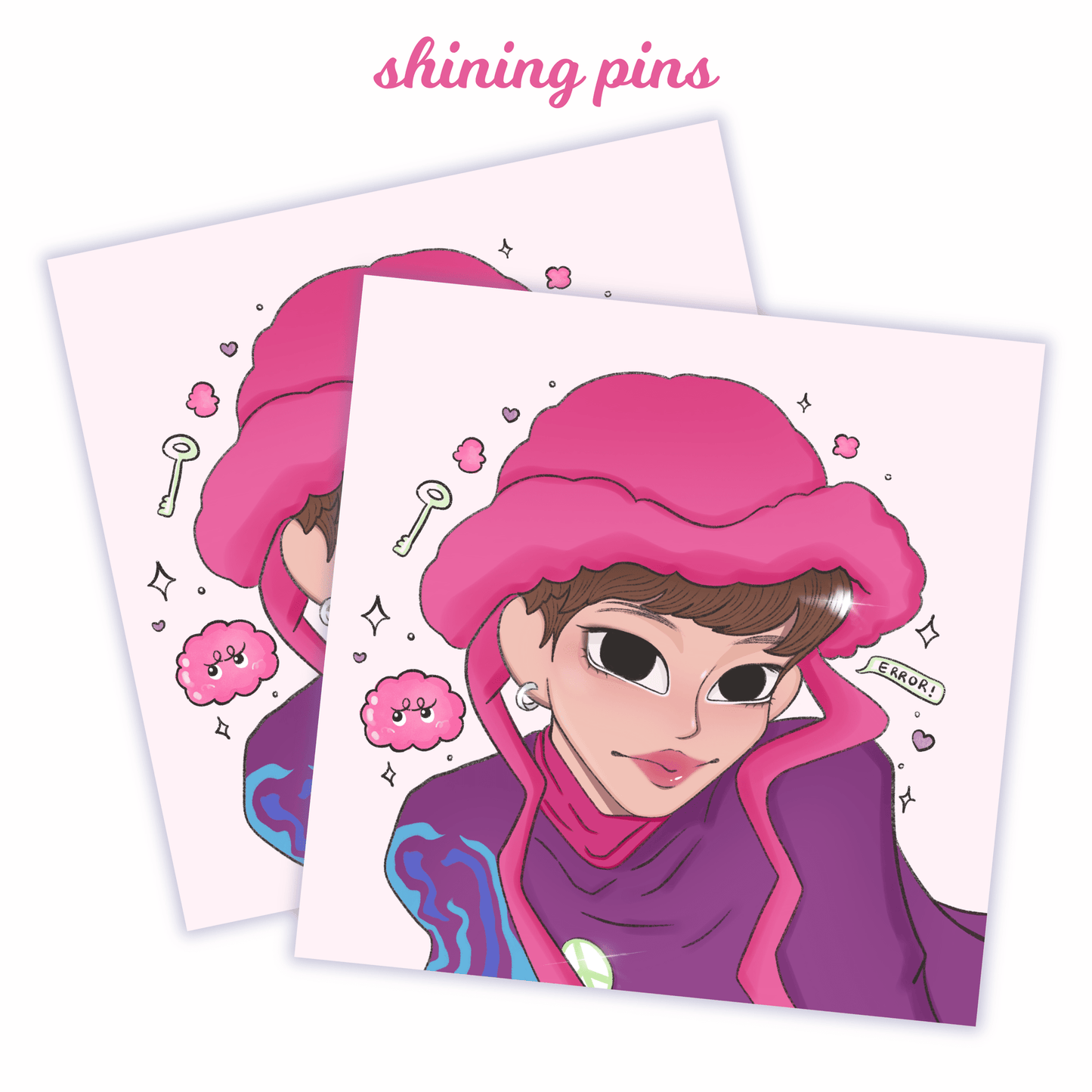 SHINee Key Sticker shinee, stickers & stationary Shining Pins