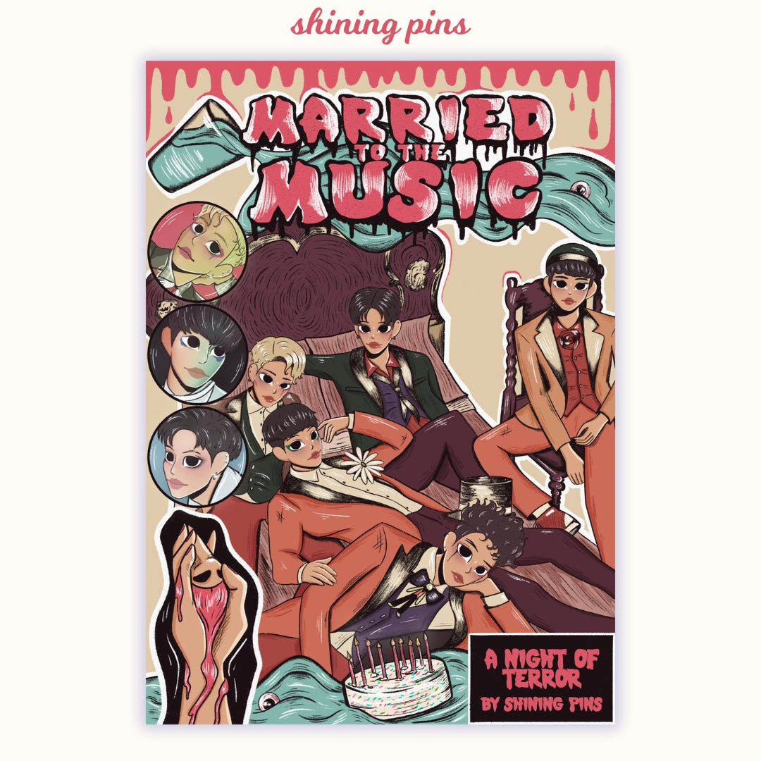 SHINee 'Married to The Music' Print Art Prints art prints, shinee, spooky Shining Pins