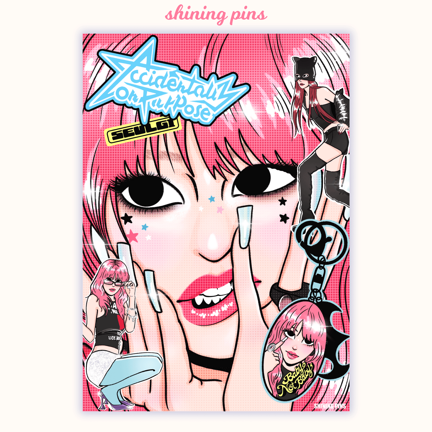 Seulgi 'Accidentally on Purpose' Print Art Prints art prints, red velvet, shop new in Shining Pins