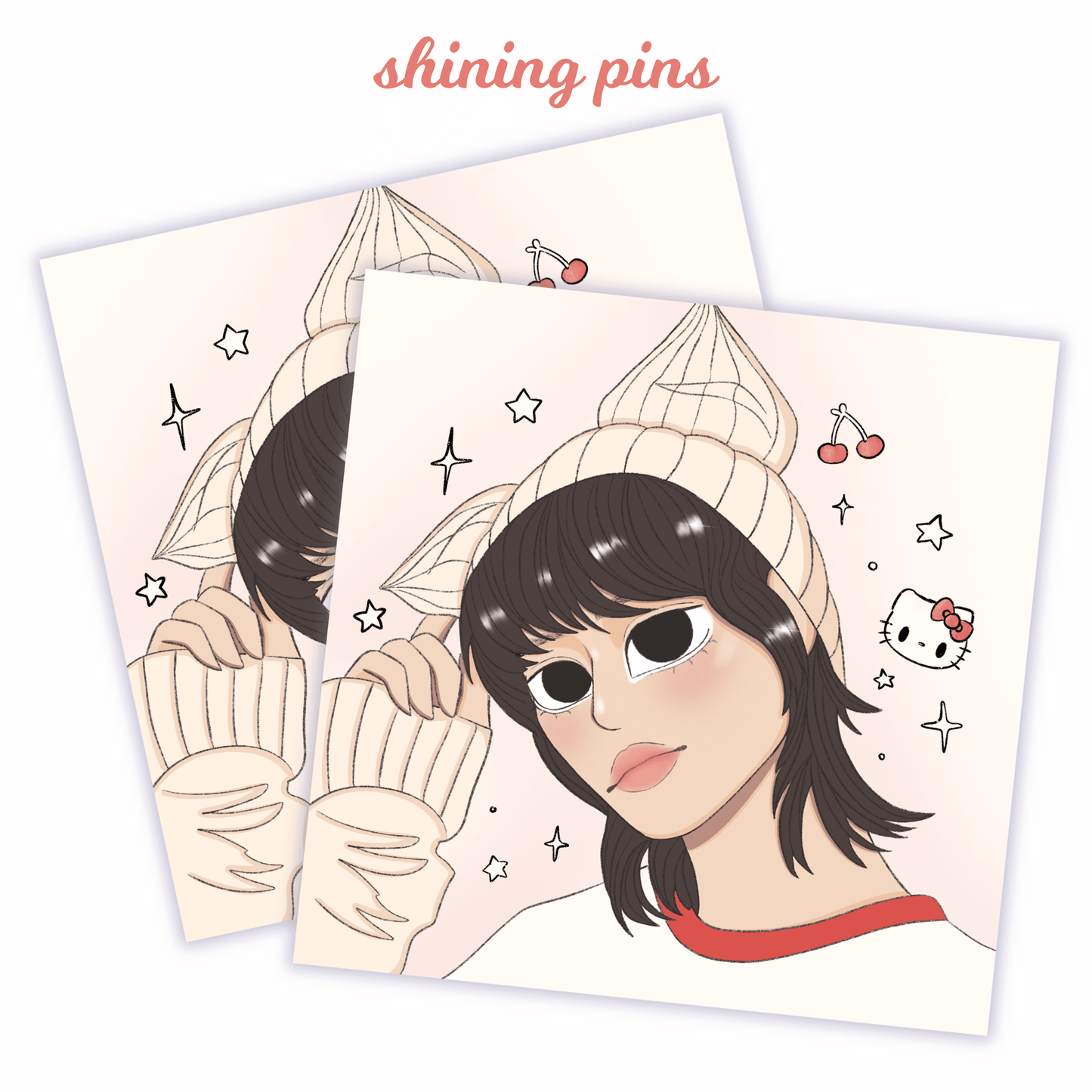 TXT Beomgyu Sticker stickers & stationary, tomorrow x together Shining Pins