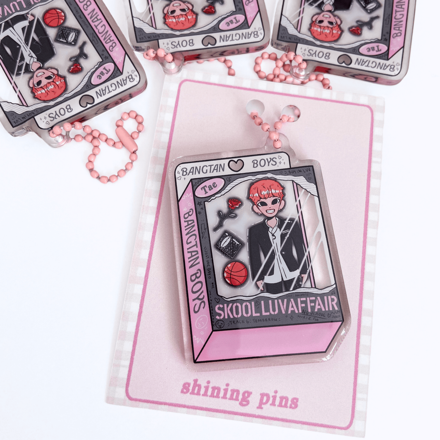 V Doll 'Boy in Luv' Keychain Acrylic Keychain acrylic keychains & pins, bts, restock Shining Pins