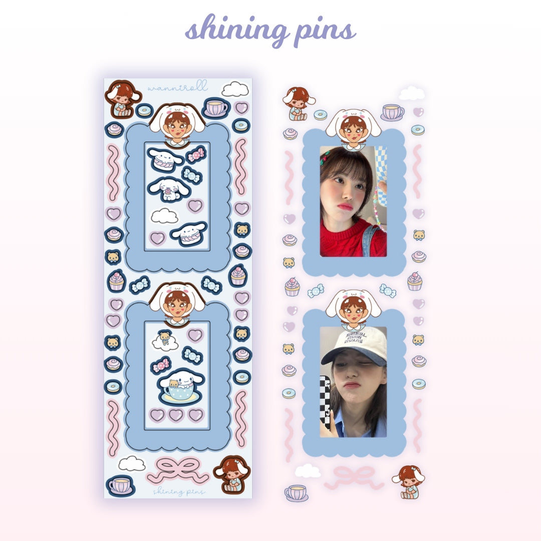 Wendy 'Reve Cuties' Deco Sticker Sheet red velvet, stickers & stationary Shining Pins