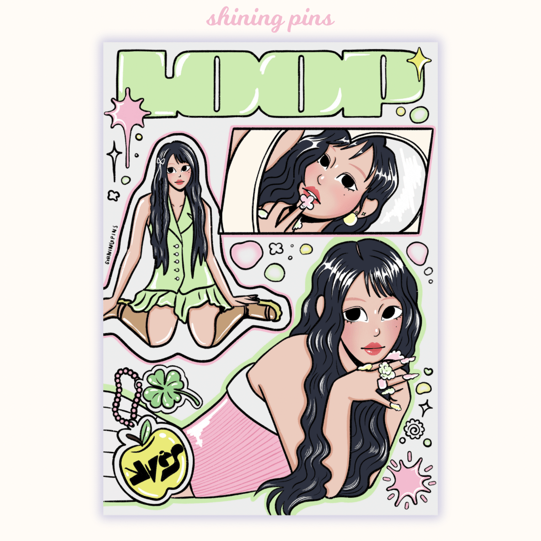 Yves 'LOOP' Print Art Prints art prints, loona Shining Pins