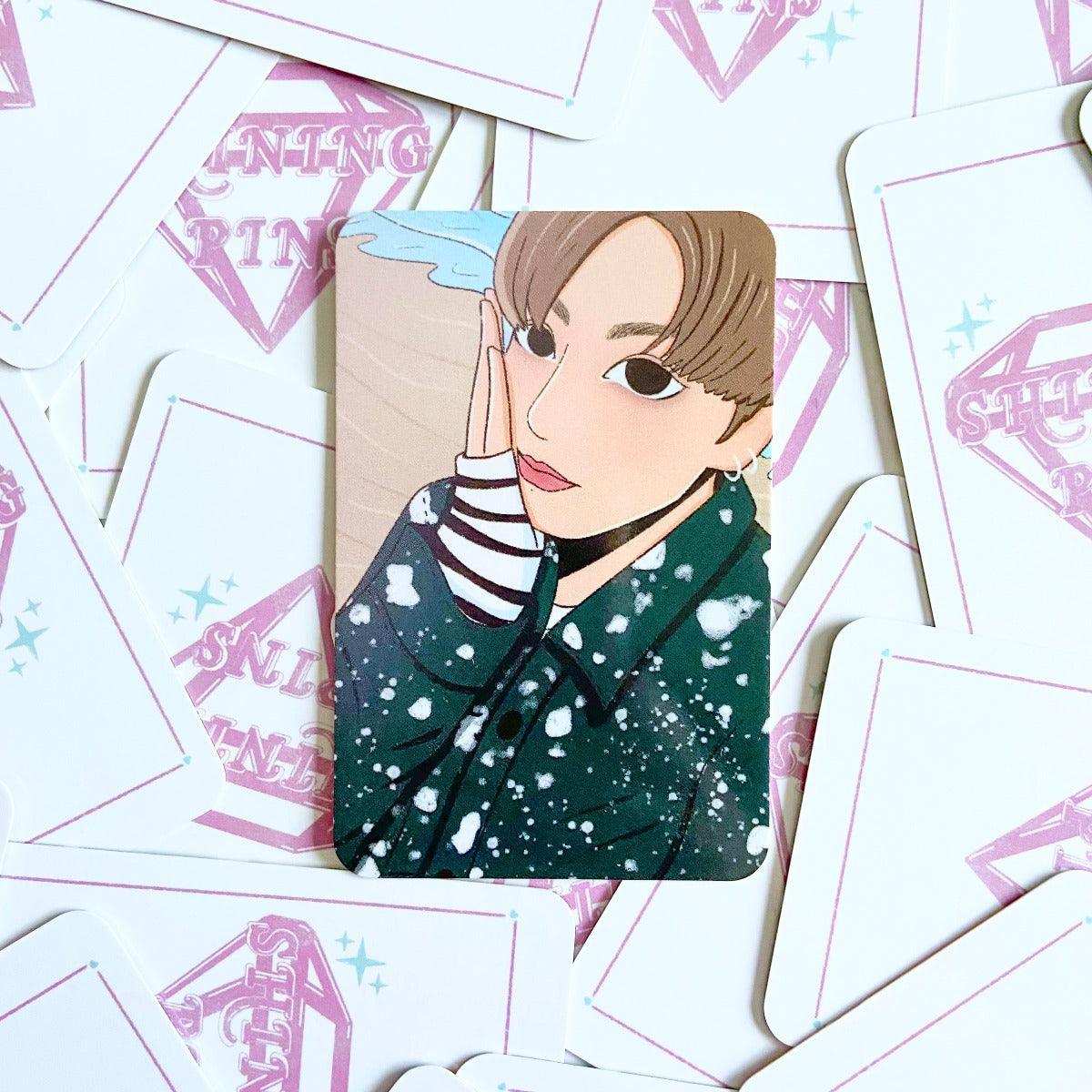 BTS 'Spring Day' Sticker Sheet & Photocard Set Stickers and Stationary bts, clearance, Photocards & Toploaders, stickers & stationary Shining Pins