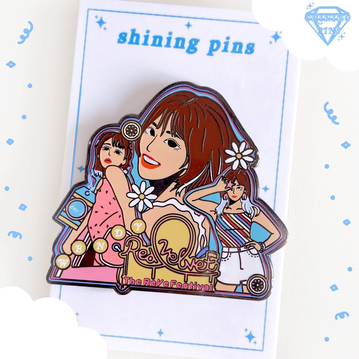 Wendy Red Velvet 'Umpah Umpah' Enamel Pin Enamel Pins clearance, enamel pin, red velvet Shining Pins