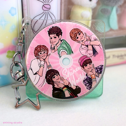 SHINee Spinning CD Keychain