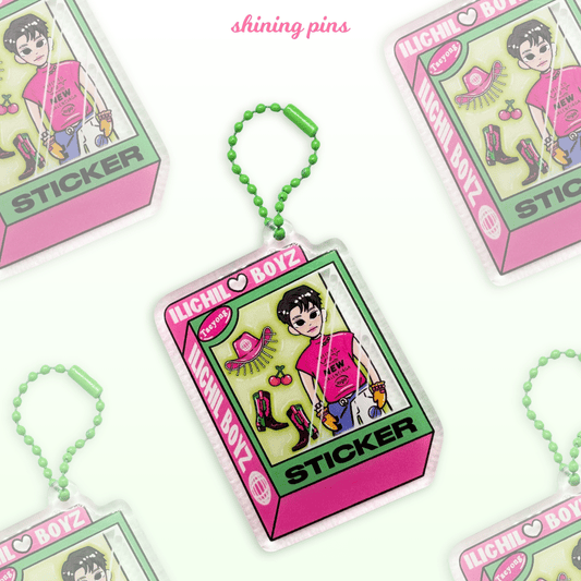 Taeyong Doll 'Sticker' Keychain