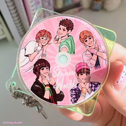 SHINee Spinning CD Keychain