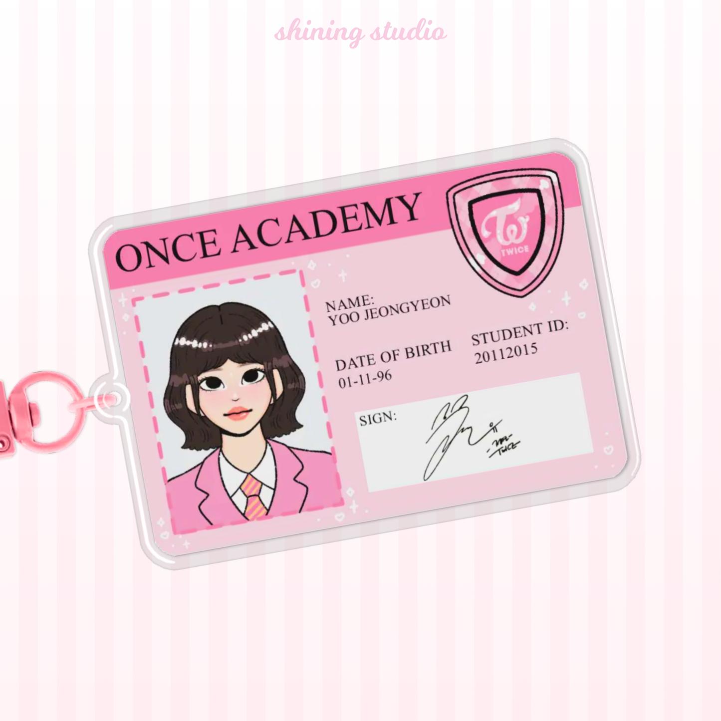 Twice ID Keychains