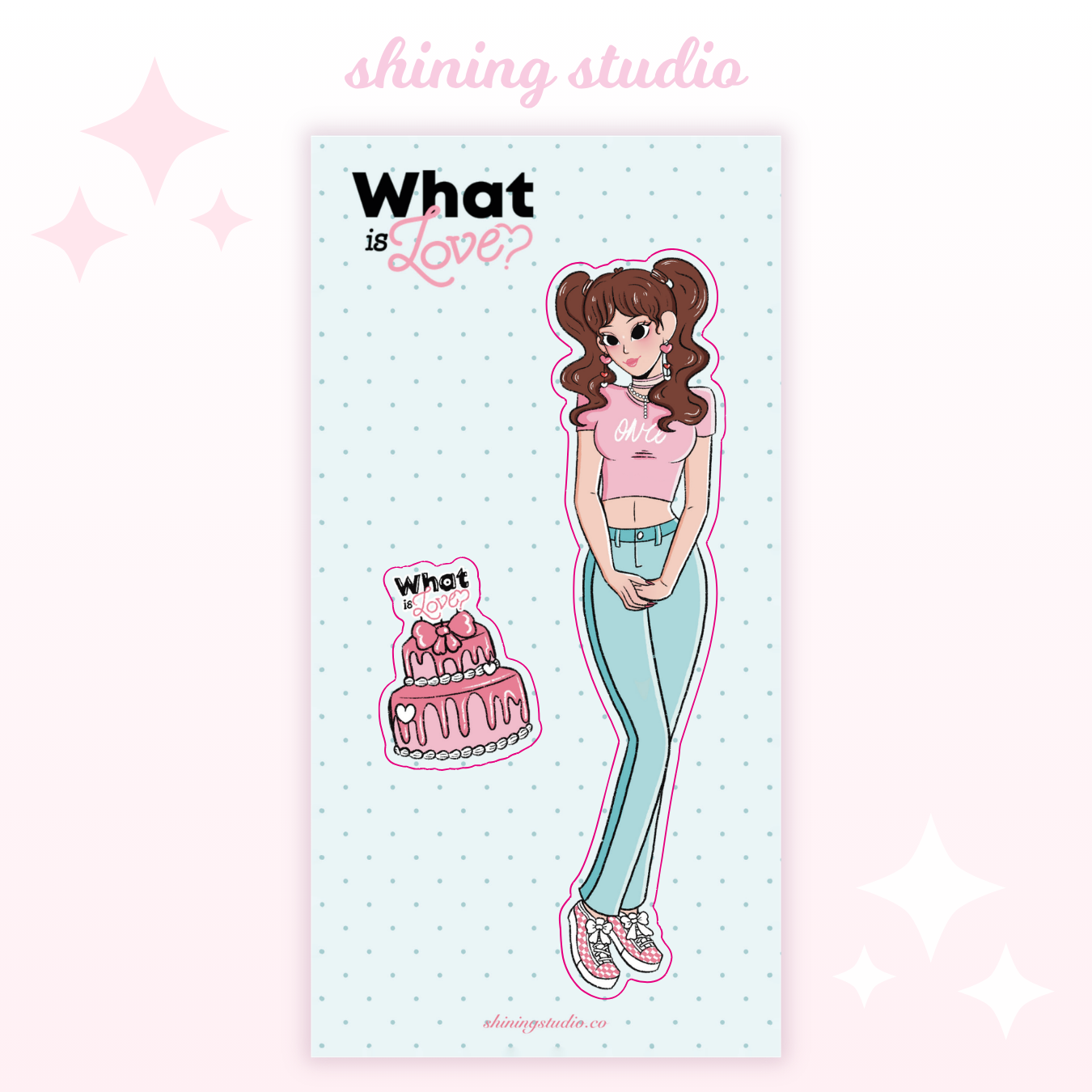 Sana Twice 'What is Love?' Sticker Sheet