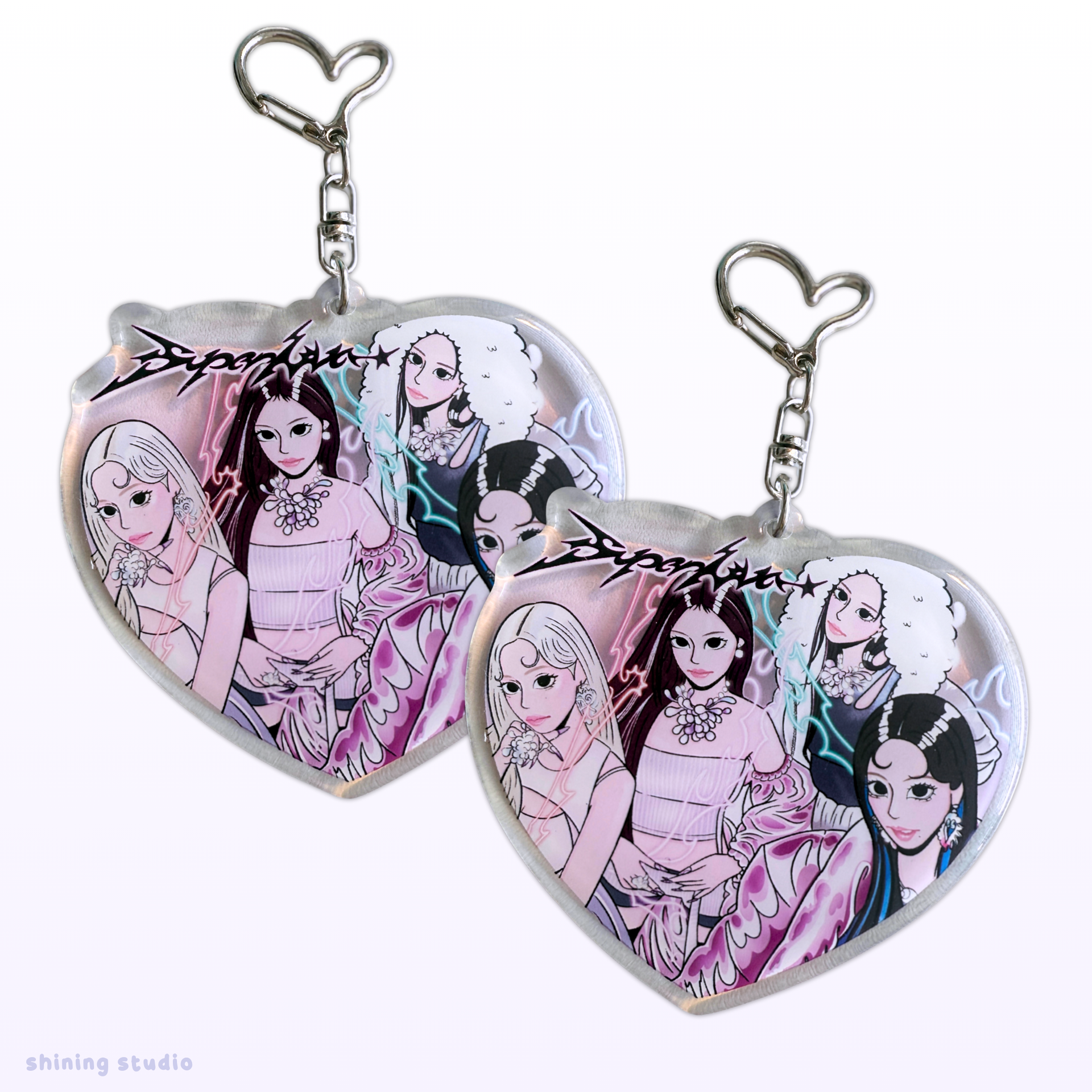aespa カリナ ワルツ アンコールライブ キーホルダー セット Shining Studio | Aespa 'Supernova' Keychain