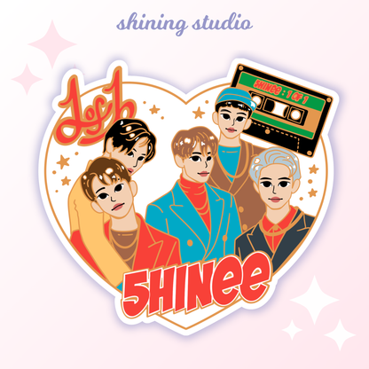 SHINee Heart Stickers