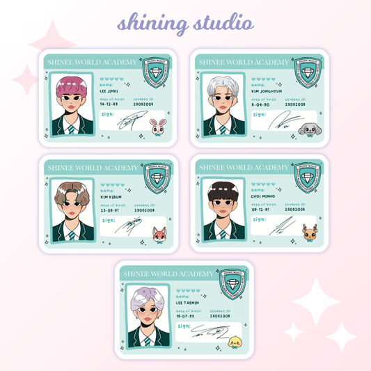 SHINee ID Stickers