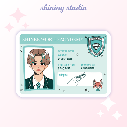 SHINee ID Stickers