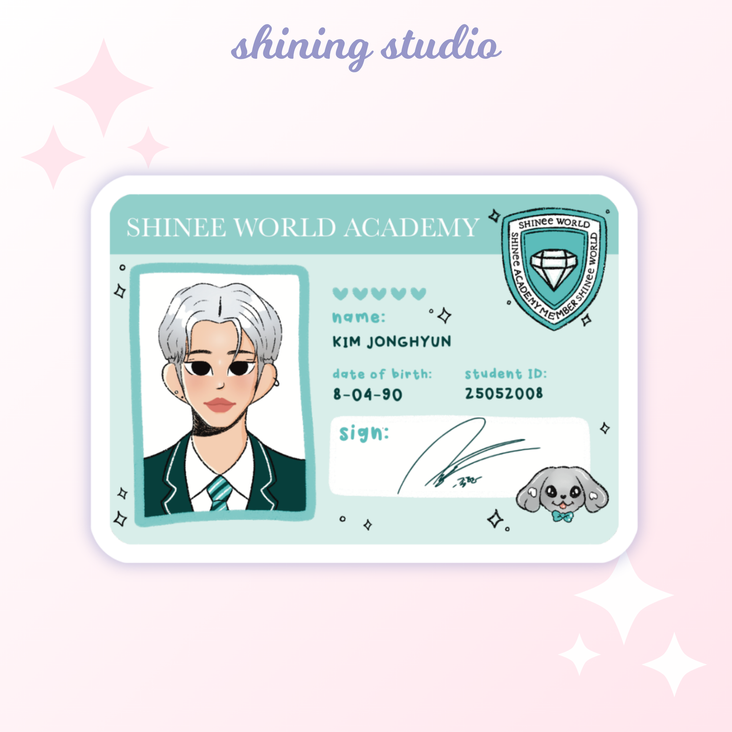 SHINee ID Stickers
