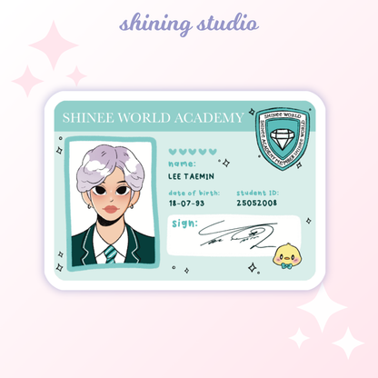 SHINee ID Stickers