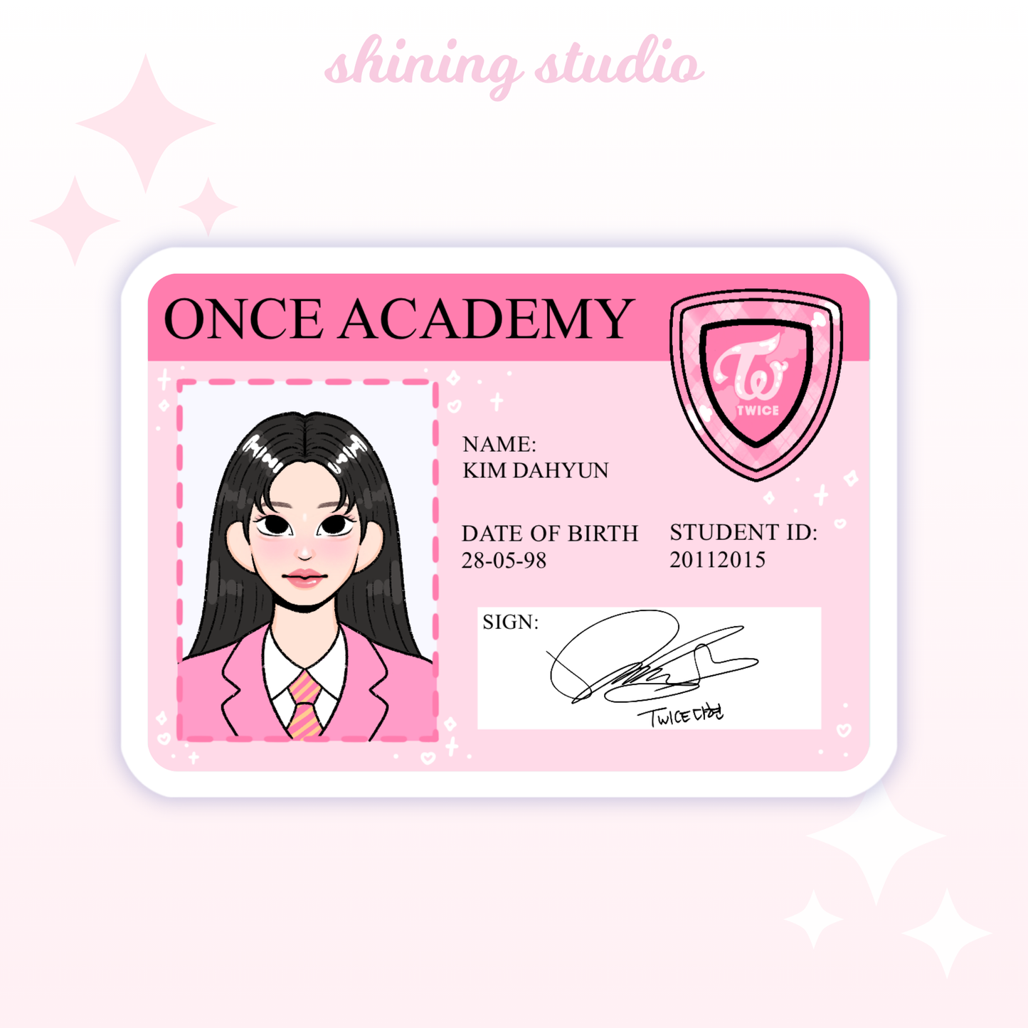 Twice ID Stickers