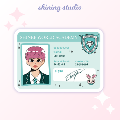 SHINee ID Stickers