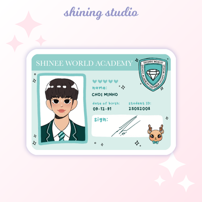 SHINee ID Stickers