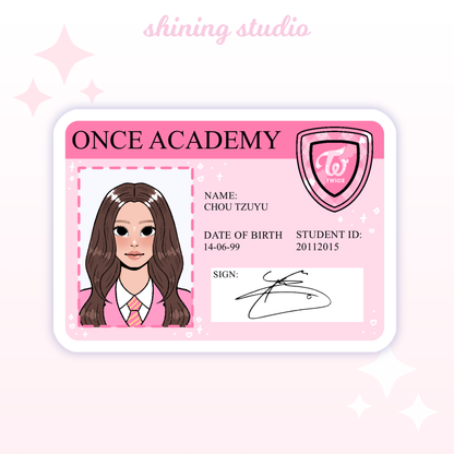 Twice ID Stickers