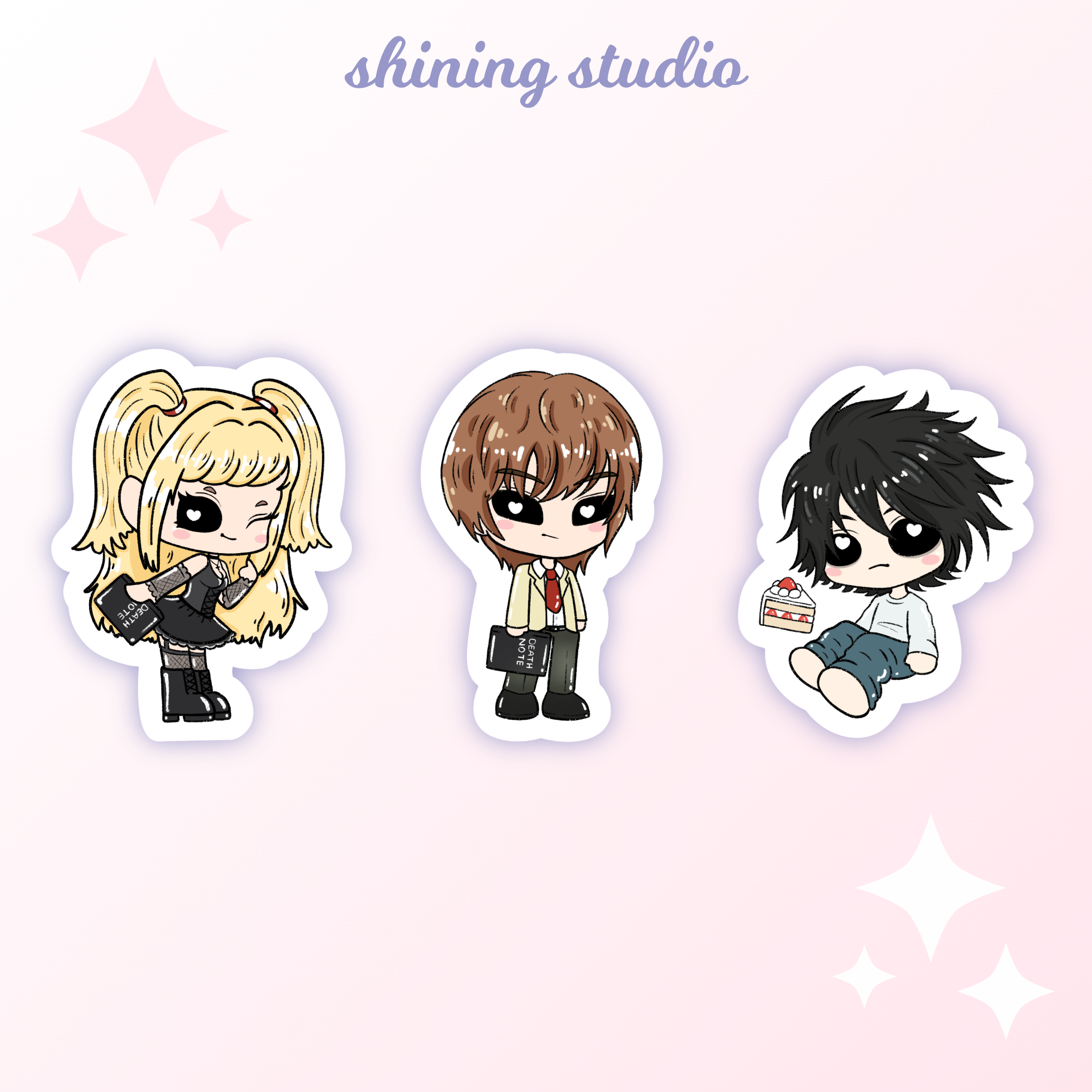 Shining Pins | 'Death Note' Stickers – Shining Studio