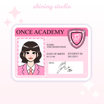Twice ID Stickers