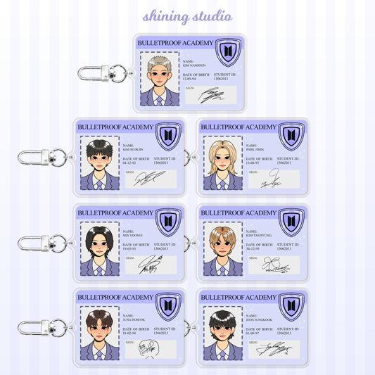 BTS ID Keychains