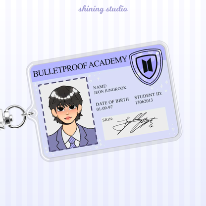 BTS ID Keychains