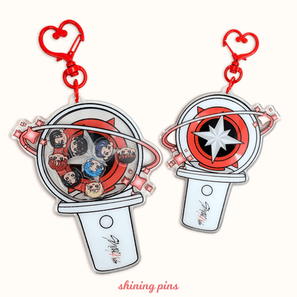 Stray Kids Lightstick Shaker Keychain