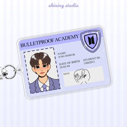 BTS ID Keychains