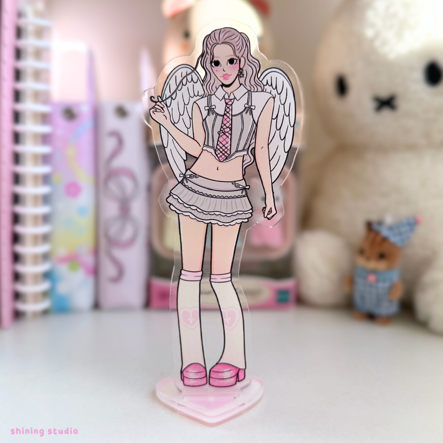 Heejin 'Virtual Angel' Keychain