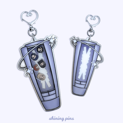 LE SSERAFIM Lightstick Shaker Keychain