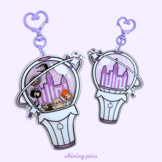 (G)I-DLE Lightstick Shaker Keychain